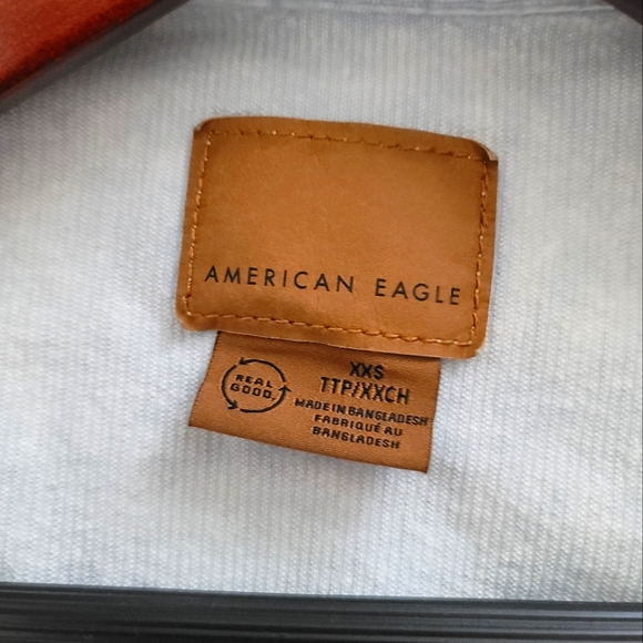 America Eagle Cropped Corduroy Jacket - Picture 2 of 3